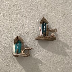 Driftwood Art, Driftwood Beach Houses, Driftwood Beach Art, Coastal Decor